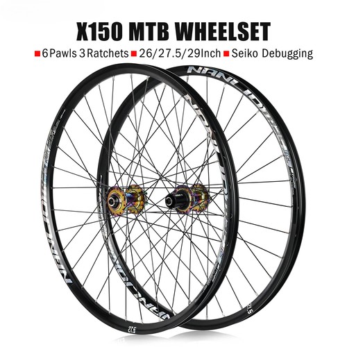 Mountain bike alloy wheelset - alloy,